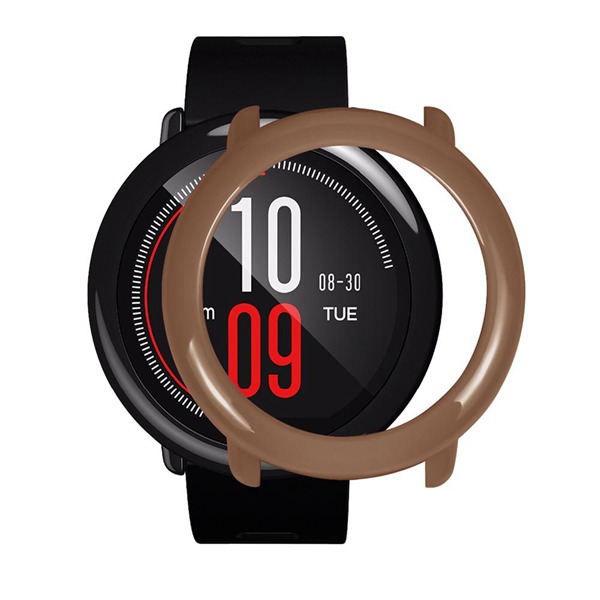 PC Protect Shell For HUAMI AMAZFIT Smart Watch (Brown)