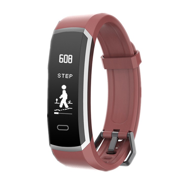 GT105 Fitness Tracker Real-time Heart Rate Monitor (Red)