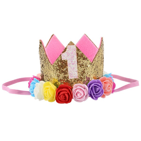 Birthday Crown Headdress Baby Shower Kids Birthday Supplies