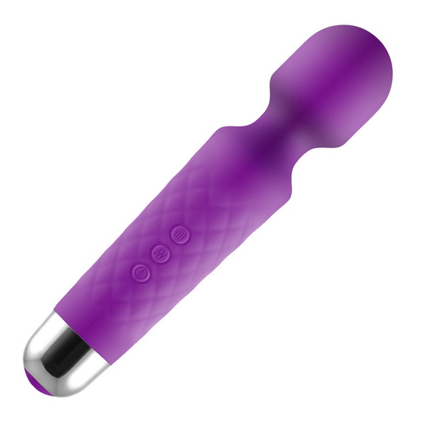 Wand Massager Handheld Purple Wireless Powerful Viberate Mas