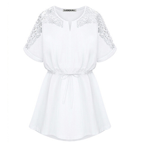 Dress white L